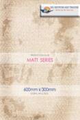 WALL TILES - 600 X 300 - MATT SERIES